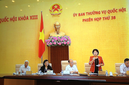Ủy ban Thường vụ Quốc hội cho ý kiến về dự thảo Luật trưng cầu ý dân